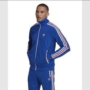 Adidas Originals FB Nations Beckenbauer Tracksuit 2pc (Jacket+Pants) France 🇫🇷